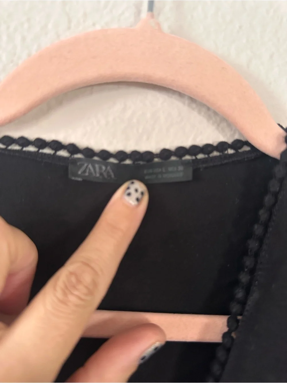 Zara small embroidered